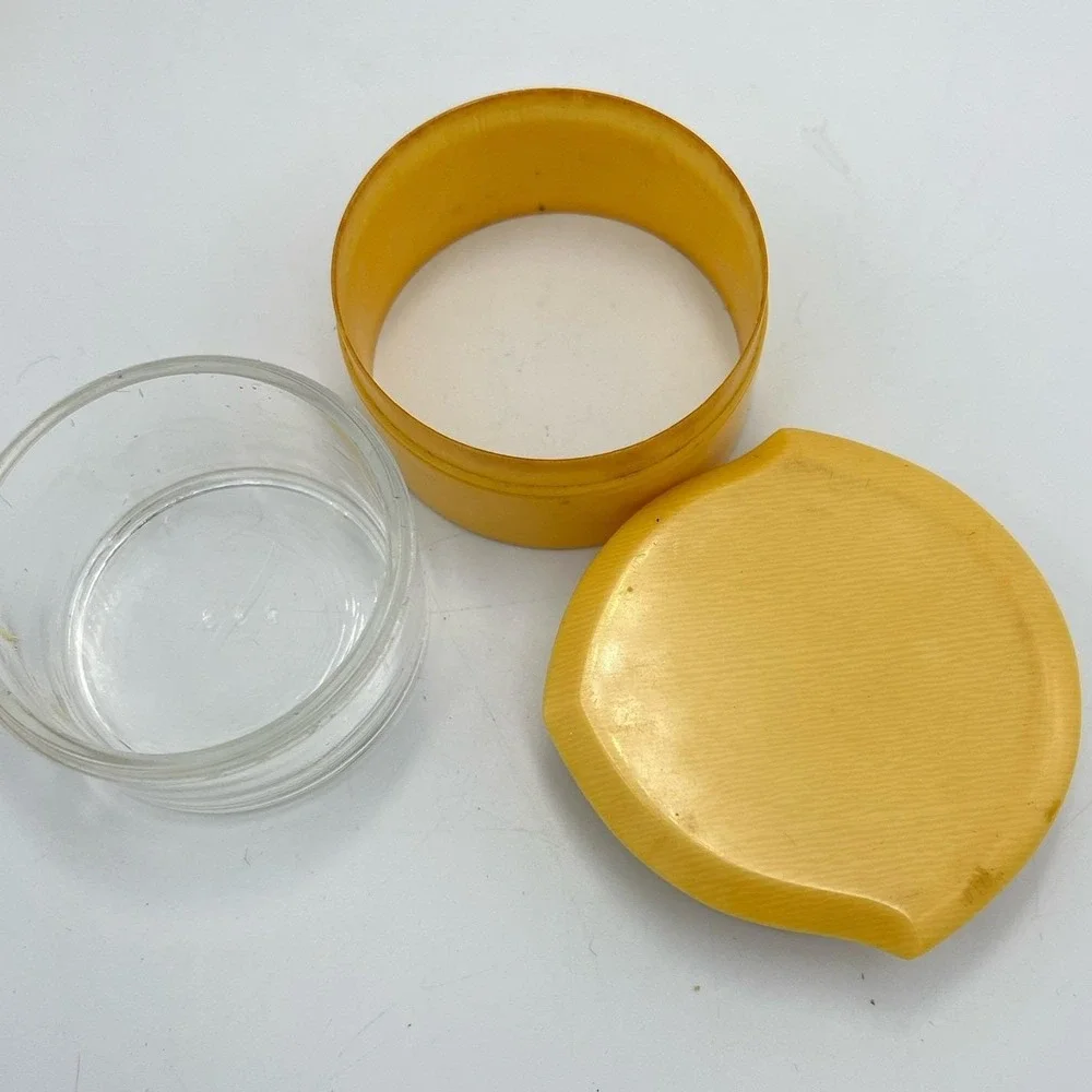 2 Vintage Lady Hamilton Colonial Celluloid Vanity Boxes Trinket Jewelry‎ Case